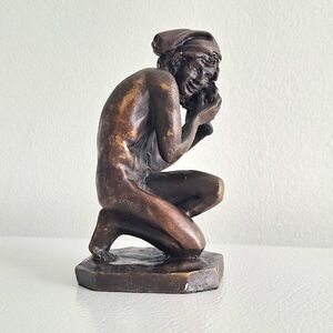 Bronze figurine "Young Shellfish Fisherman." Carpeaux